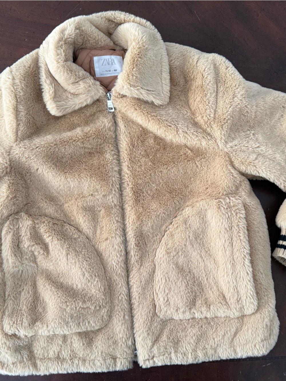 Zara faux fur jacket - Picture 7 of 9